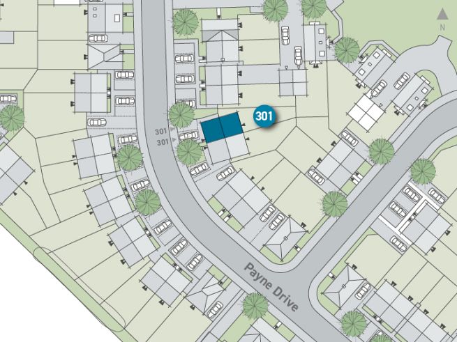 Site plan - artist's impression subject to change